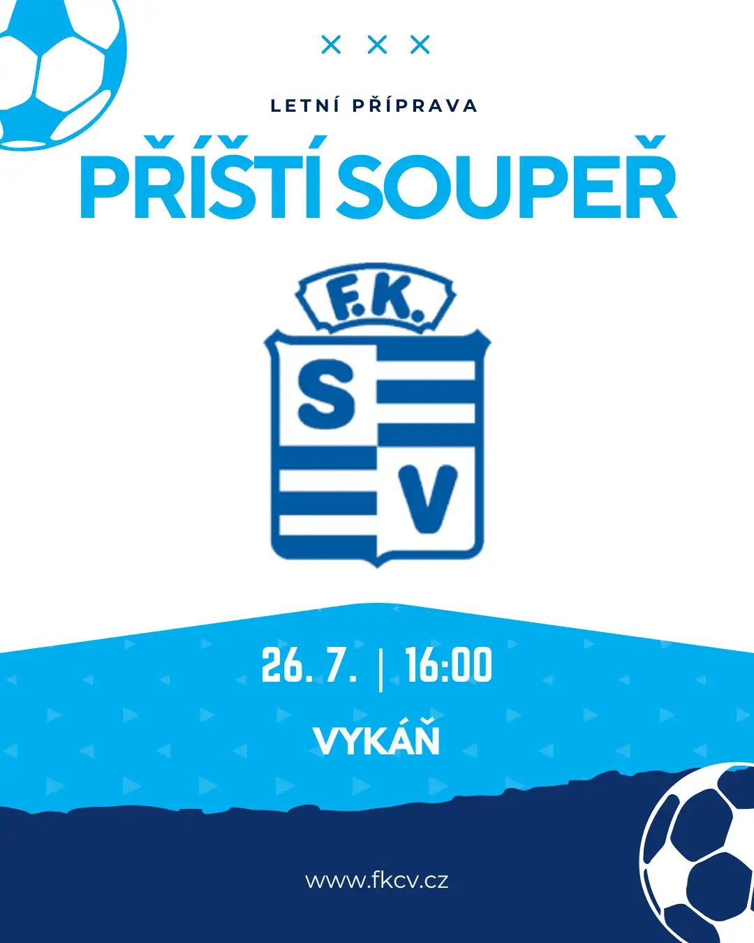 Změna v plánu přípravy: v neděli znovu s Vyšehradem!