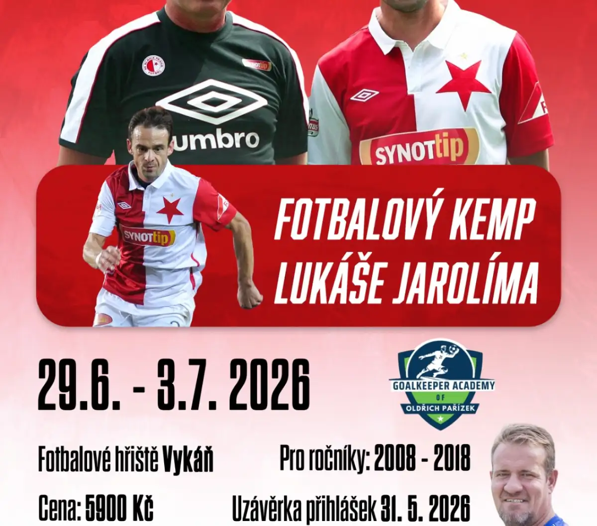 Fotbalový kemp Lukáše Jarolíma ve Vykáni
